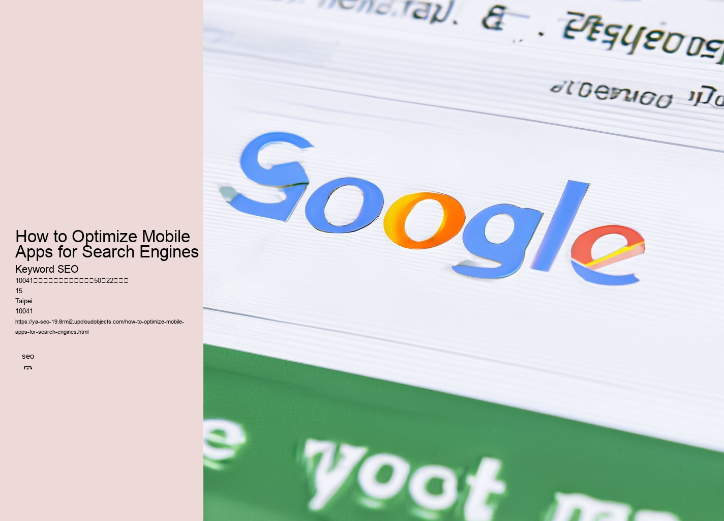 How to Optimize Mobile Apps for Search Engines